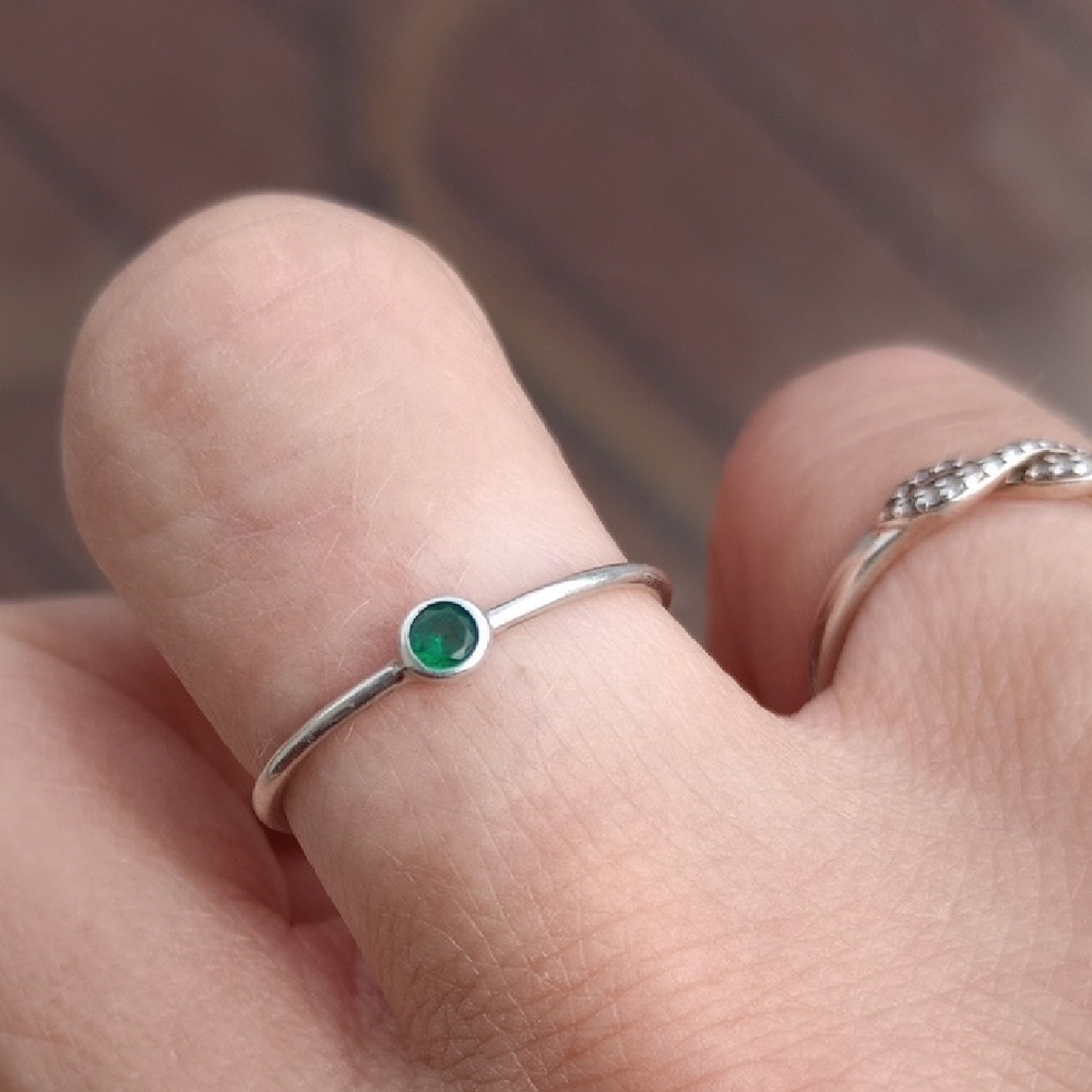 May Birth Month Ring